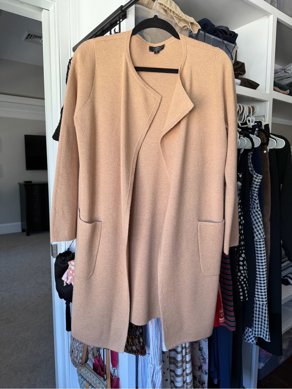 JCREW Car Coat Sweater